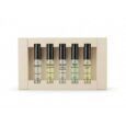 A luxury discovery box featuring five fresh and energetic Extrait de Parfum fragrances crafted for modern men.