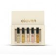 Eleven Homme Woods Discovery Box featuring five 5ml Extrait de Parfum fragrances for men